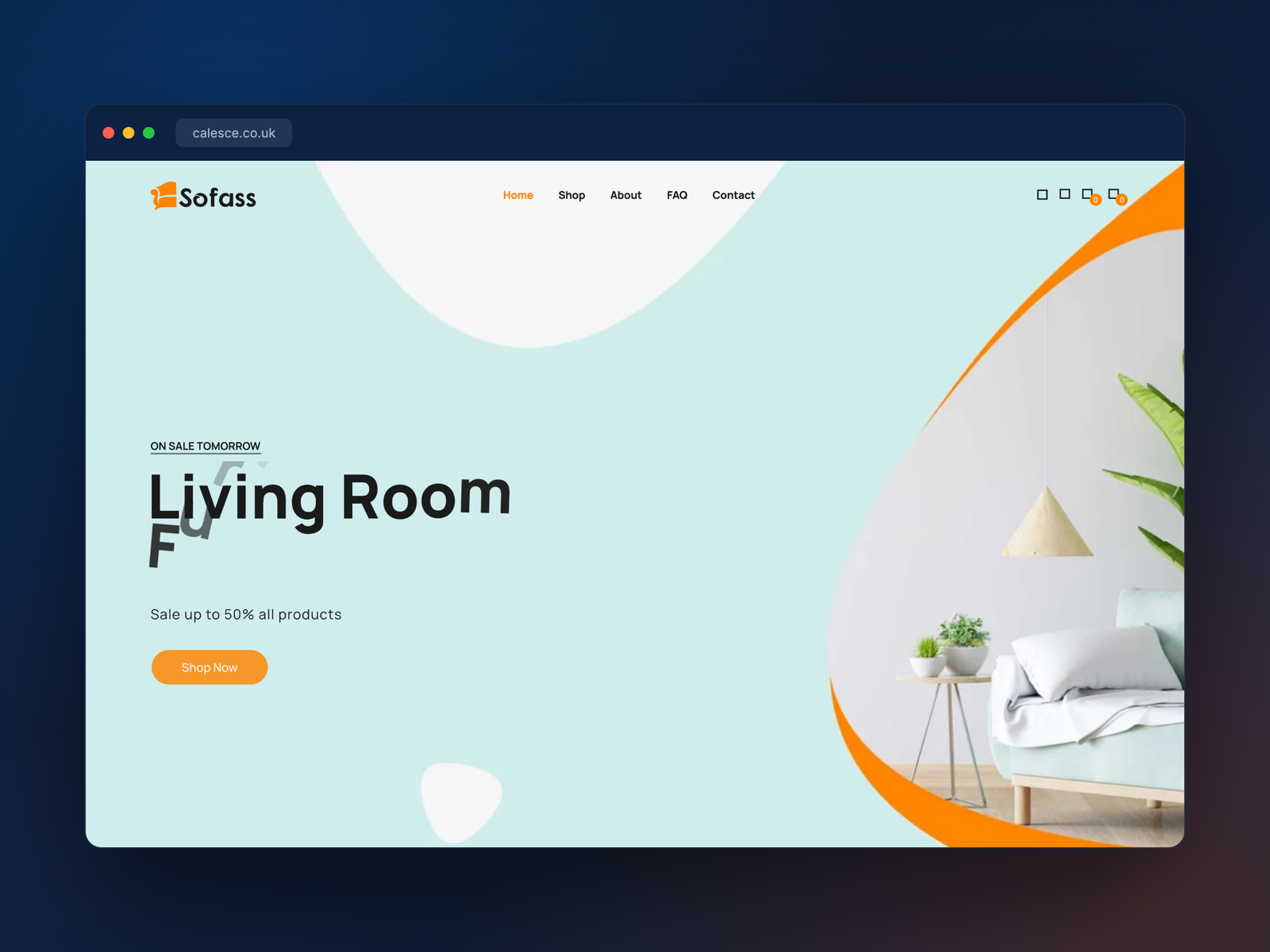 Calesce — a WooCommerce furniture store